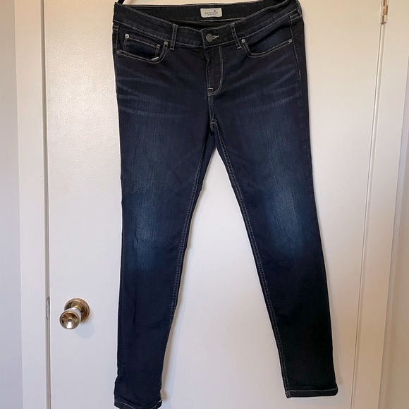 Bootlegger skinny jeans dark wash - Picture 1 of 5